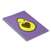 Carnet Cute Kawaii Happy Love Avocado (Côté Droit)