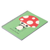 Carnet Cute Kawaii japonais Kinoko Champhroom Panda (Côté gauche)