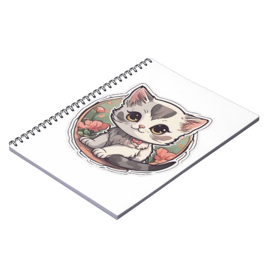 Carnet Cute Kawaii Kitten (Côté gauche)