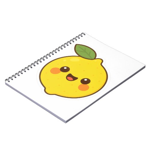 Carnet Cute Kawaii Lemon (Côté gauche)