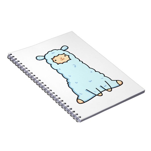 Carnet Cute Kawaii Llama (Côté Droit)