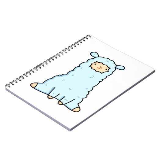 Carnet Cute Kawaii Llama (Côté gauche)