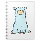 Carnet Cute Kawaii Llama (Devant)