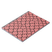 Carnet Cute Kawaii Pink Piglets & Piglets Motif Vector Ar (Côté gauche)