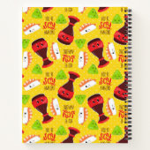 Carnet Cute Kawaii Sushi Aliments Puns Personnalisé Enfan (Dos)