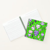 Carnet Cute Kawaii thème Purple Lavender | Spirale (Intérieur)