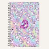 Carnet Cute Kawaii Unicorn Pastel Rainbow Magical (Recto)