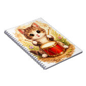 Carnet Cute Kitten Drum Spiral Notebook Kawaii (Côté Droit)