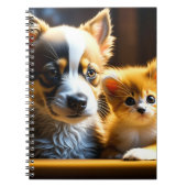 Carnet Cute Kitten et Chiot (Devant)