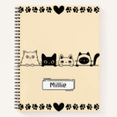 Carnet Cute Kitty (Devant)