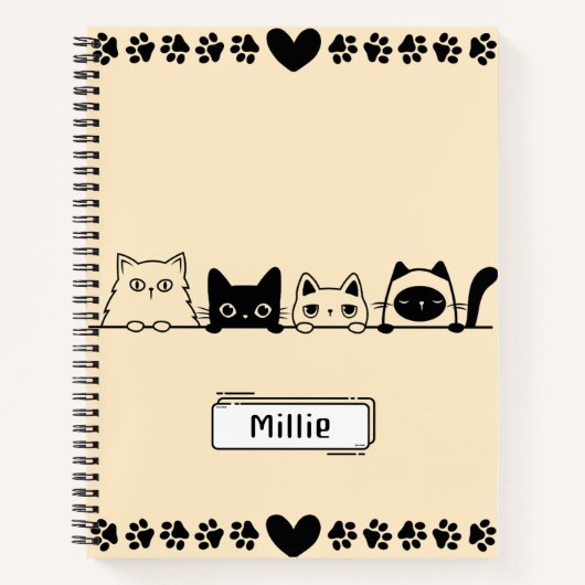Carnet Cute Kitty (Devant)