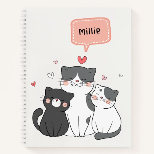 Carnet Cute Kitty (Devant)