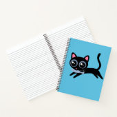 Carnet Cute Kitty Chat avec un cadeau de poisson pour les (Intérieur)