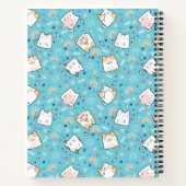Carnet Cute Kitty Chat Motif Whimsical (Dos)