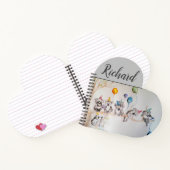 Carnet Cute Koala fête d'anniversaire Ballons garçons enf (Intérieur)