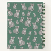 Carnet Cute Koala Motif personnalisé (Dos)