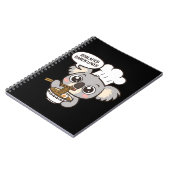Carnet Cute Koala profitant de Ramen (Côté gauche)