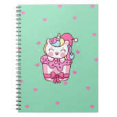 Carnet Cute licorne magique (Devant)