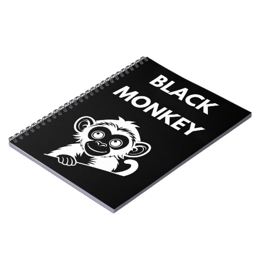 Carnet Cute Little Black Monkey (Côté gauche)