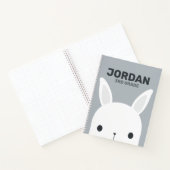 Carnet Cute Little Bunny Rabbit with Personalized (Intérieur)