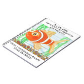 Carnet Cute Little Fishie Swimming (Côté gauche)