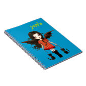 Carnet Cute Little Vampire avec chats Personnalisé (Côté Droit)