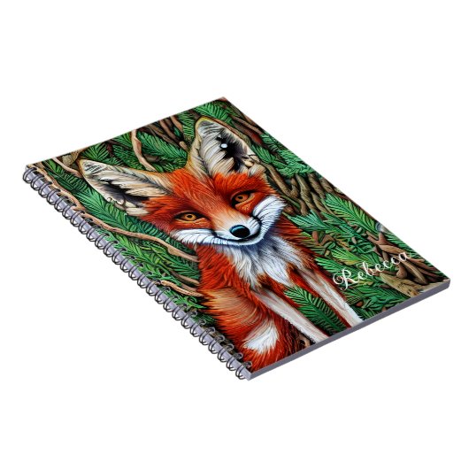 Carnet Cute Little Wilderness Fox (Côté Droit)