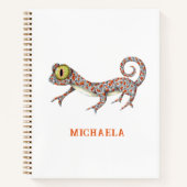 Carnet Cute Lizard Reptile (Devant)