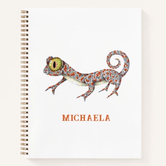 Carnet Cute Lizard Reptile (Devant)