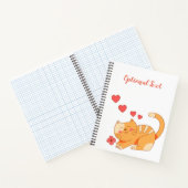 Carnet Cute Lote Orange Tabby Kitten (Intérieur)