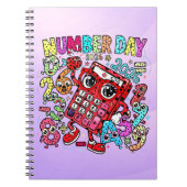 Carnet Cute Maths Number Day Notebook for Primary School (Devant)
