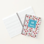 Carnet Cute Médicale infirmière Motif Monogrammé (Intérieur)