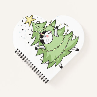 Carnet Cute Merry Christmas unicorn