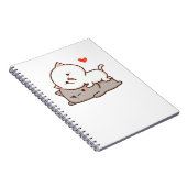 Carnet Cute Mochi Peach Cat (Côté Droit)
