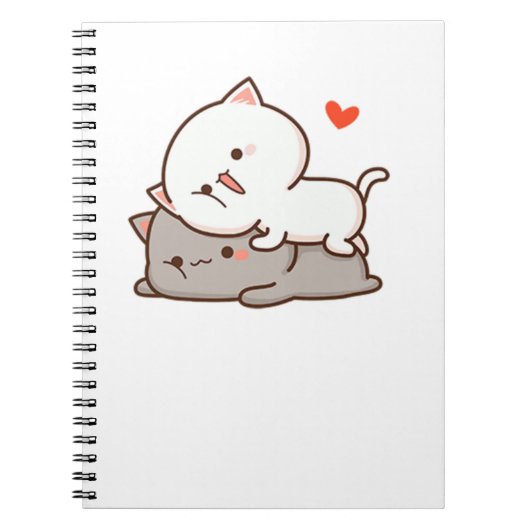 Carnet Cute Mochi Peach Cat (Devant)