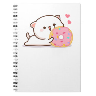 Carnet Cute Mochi Peach Cat