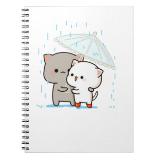Carnet Cute Mochi Peach Cat