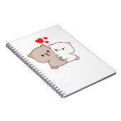 Carnet Cute Mochi Peach Cat (Côté Droit)