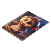 Carnet Cute monkey in a dress (Côté gauche)