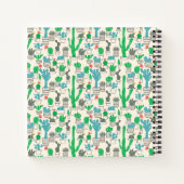 Carnet Cute Motif Floral naturel (Dos)
