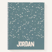 Carnet Cute Motif Sky Constellation (Devant)