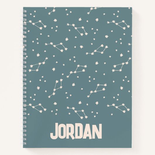 Carnet Cute Motif Sky Constellation (Devant)