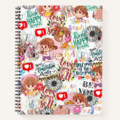 Carnet Cute Motivational – Positive Quote Kawaii  (Devant)