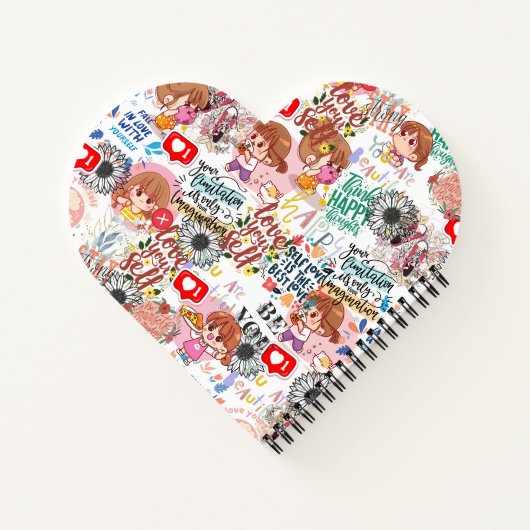 Carnet Cute Motivational – Positive Quote Kawaii (Dos)