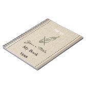 Carnet Cute Music Cello personnalisée (Côté gauche)