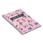 Carnet Cute Ninja Warrior - Enfants Nom Personnalisé (Côté Droit)