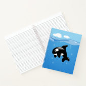 Carnet Cute Orca Whale en Océan (Intérieur)