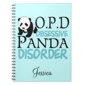 Carnet Cute ours Panda (Devant)