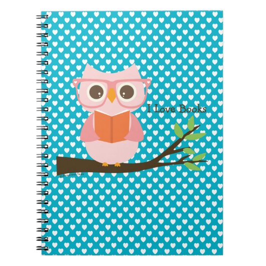 Carnet Cute Owl Lecture (Devant)