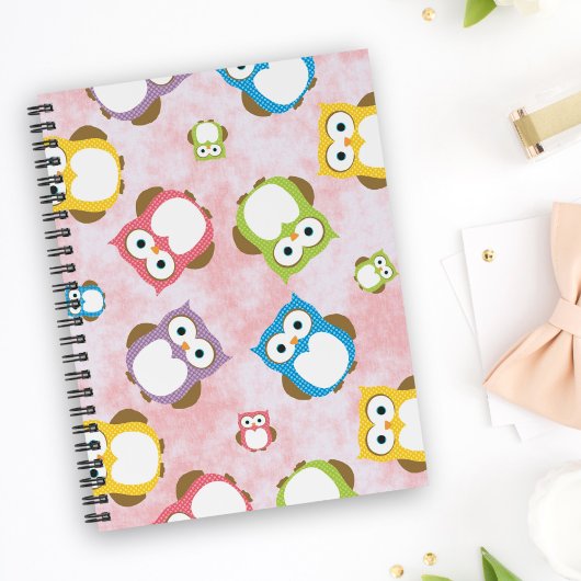 Carnet Cute Owls, Owl Pattern, Colorful Owls, Baby Owls